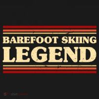 Barefoot Skiing Legend Barefooting Adventure Sports Gift Doggie Tank thumb 4