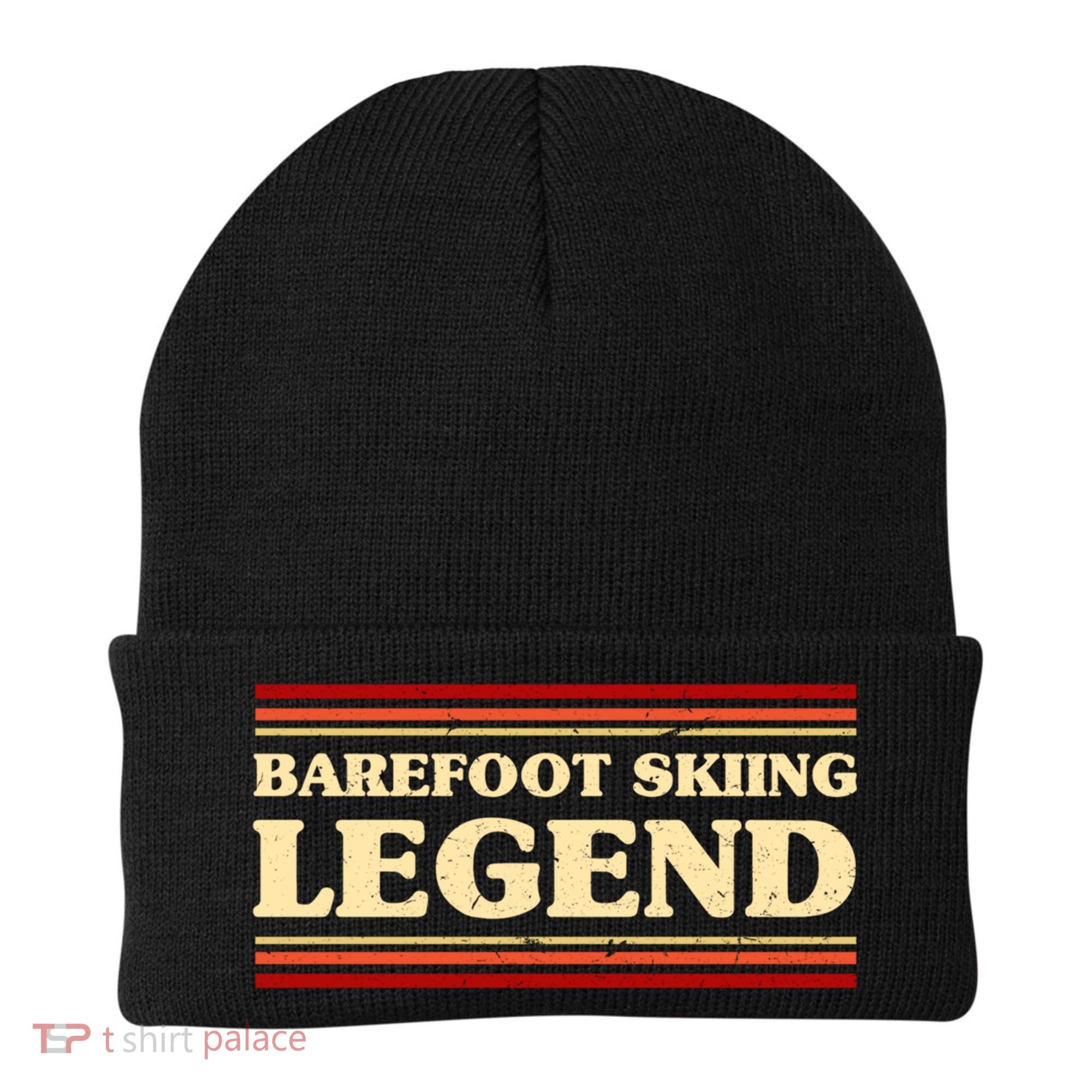 Barefoot Skiing Legend Barefooting Adventure Sports Gift Beanie