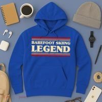 Barefoot Skiing Legend Barefooting Adventure Sports Gift Hoodie thumb 3