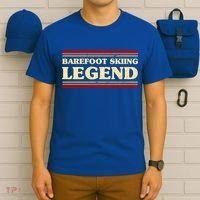 Barefoot Skiing Legend Barefooting Adventure Sports Gift T-Shirt thumb 6