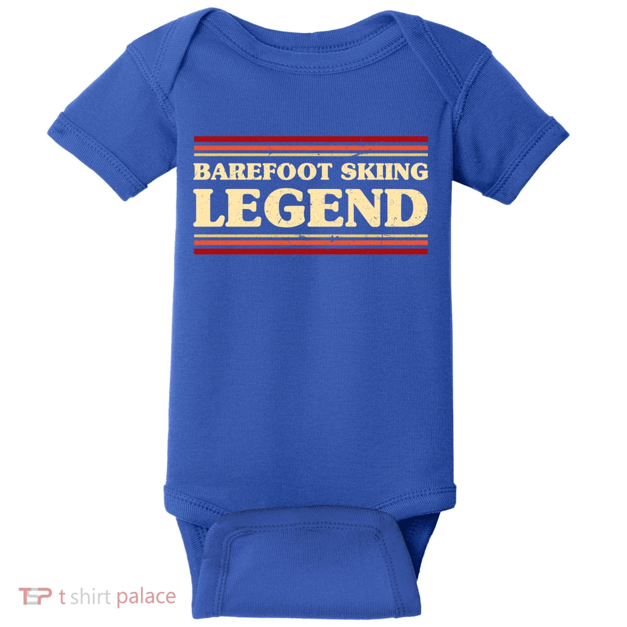 Barefoot Skiing Legend Barefooting Adventure Sports Gift Baby Bodysuit