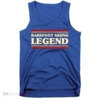 Barefoot Skiing Legend Barefooting Adventure Sports Gift Tank Top thumb 0
