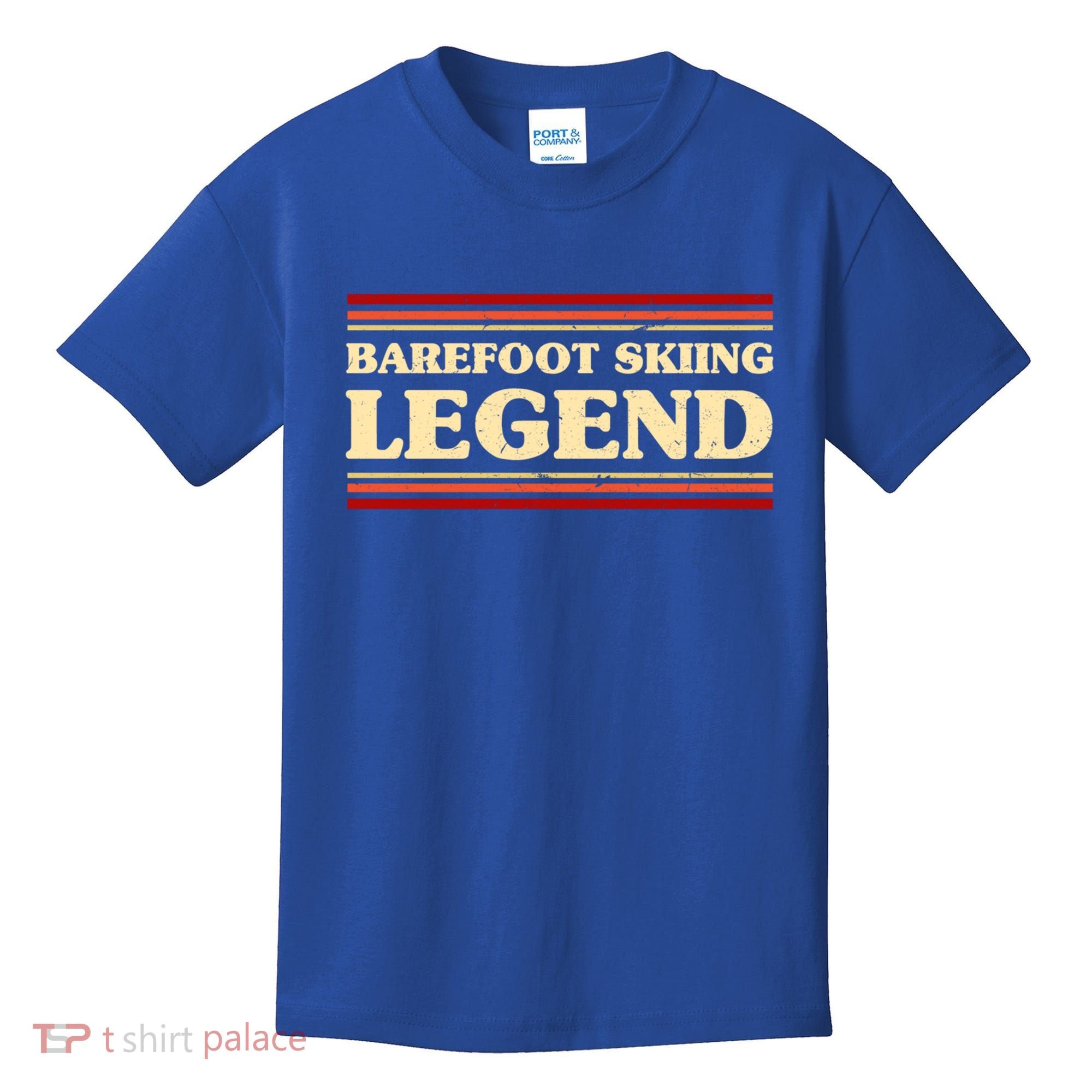 Barefoot Skiing Legend Barefooting Adventure Sports Gift Kids T-Shirt