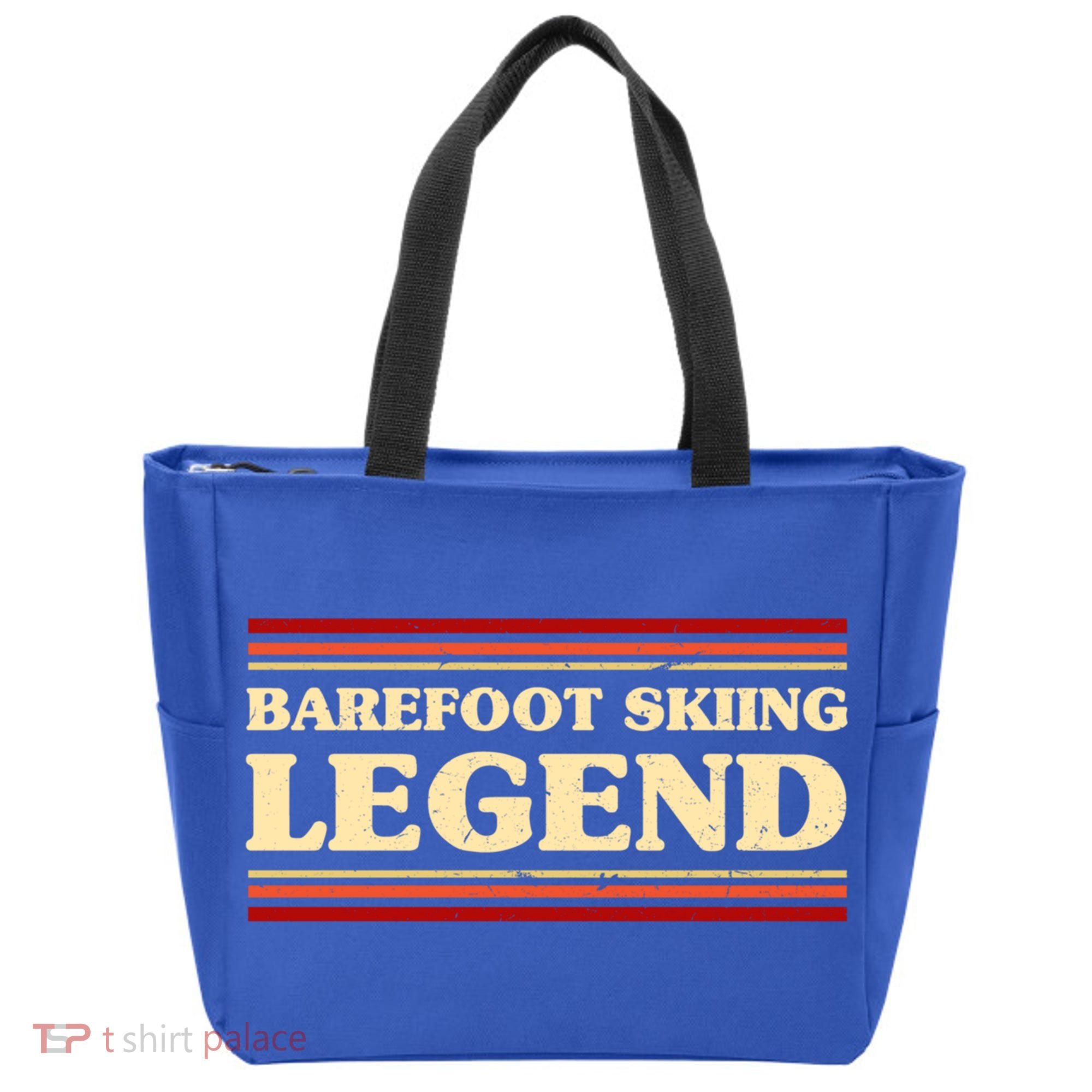 Barefoot Skiing Legend Barefooting Adventure Sports Gift Tote Bag