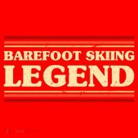 Barefoot Skiing Legend Barefooting Adventure Sports Gift Santa Hat thumb 1