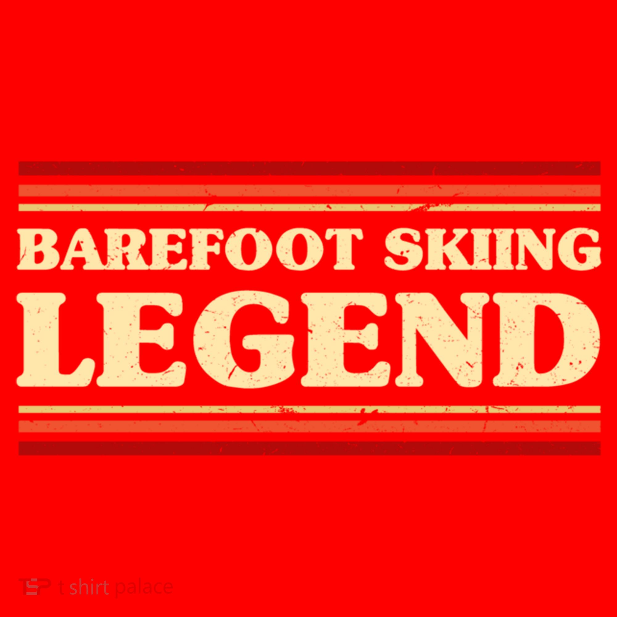 Barefoot Skiing Legend Barefooting Adventure Sports Gift Santa Hat