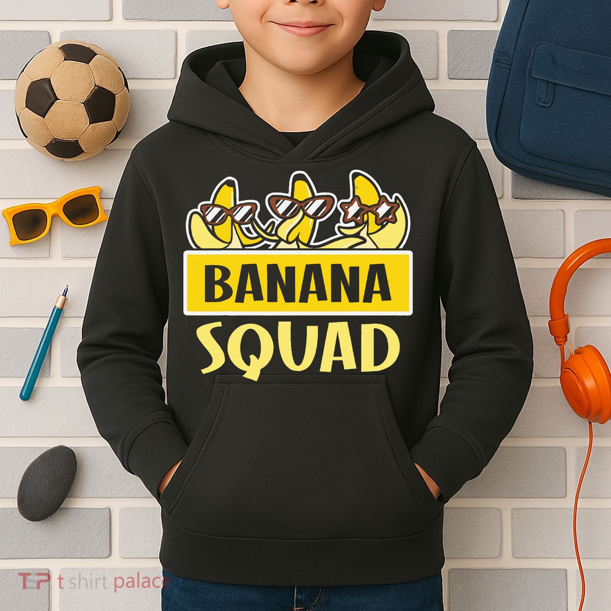 Banana Squad LetS Go Bananas Kids Hoodie