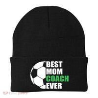 Best Soccer Mom Coach Ever Mother Soccer Mom Coach Gift Beanie thumb 0