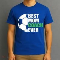 Best Soccer Mom Coach Ever Mother Soccer Mom Coach Gift T-Shirt thumb 3