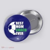 Best Soccer Mom Coach Ever Mother Soccer Mom Coach Gift Button thumb 0