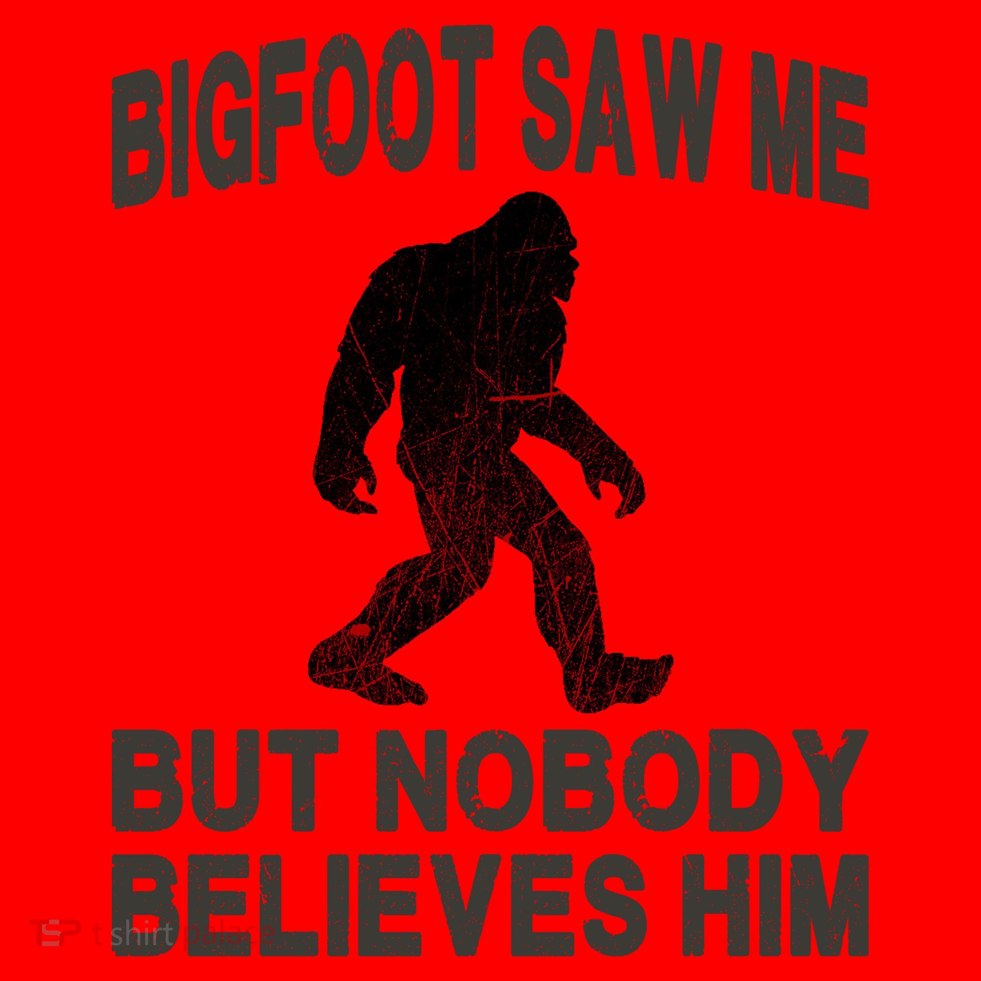 Bigfoot Saw Me But Nobody Believes Him Santa Hat