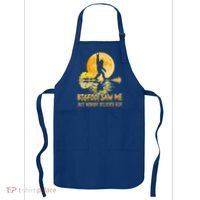 Bigfoot Saw Me But Nobody Believes Him Halloween Bigfoot Apron thumb 0
