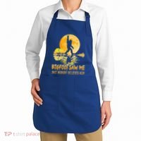 Bigfoot Saw Me But Nobody Believes Him Halloween Bigfoot Apron thumb 2