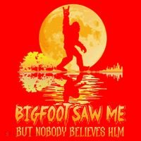 Bigfoot Saw Me But Nobody Believes Him Halloween Bigfoot Santa Hat thumb 1