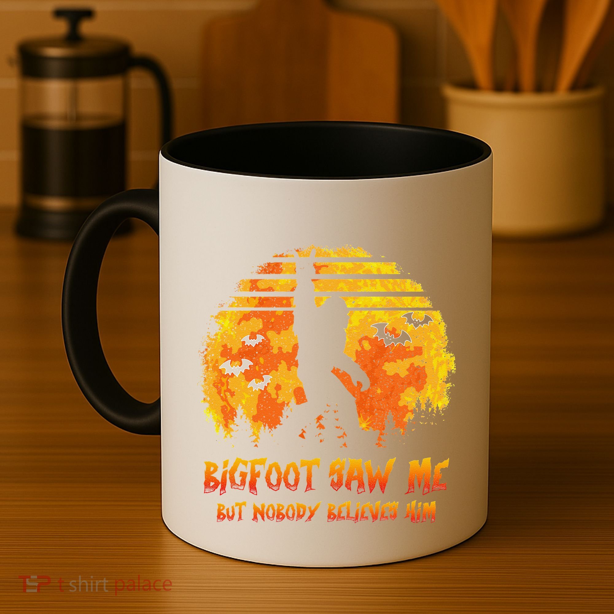 Bigfoot Saw Me But Nobody Believes Him Sasquatch Believer Coffee Mug