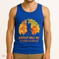 Bigfoot Saw Me But Nobody Believes Him Sasquatch Believer Tank Top thumb 3