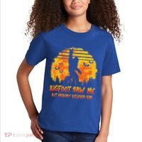Bigfoot Saw Me But Nobody Believes Him Sasquatch Believer Kids T-Shirt thumb 2