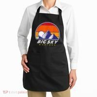 Big Sky Montana USA Ski Resort 1980s Retro Collection Apron thumb 2