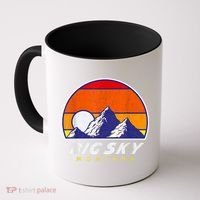 Big Sky Montana USA Ski Resort 1980s Retro Collection Coffee Mug thumb 0