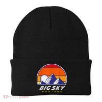 Big Sky Montana USA Ski Resort 1980s Retro Collection Beanie thumb 0