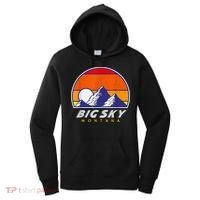 Big Sky Montana USA Ski Resort 1980s Retro Collection Women's Hoodie thumb 0