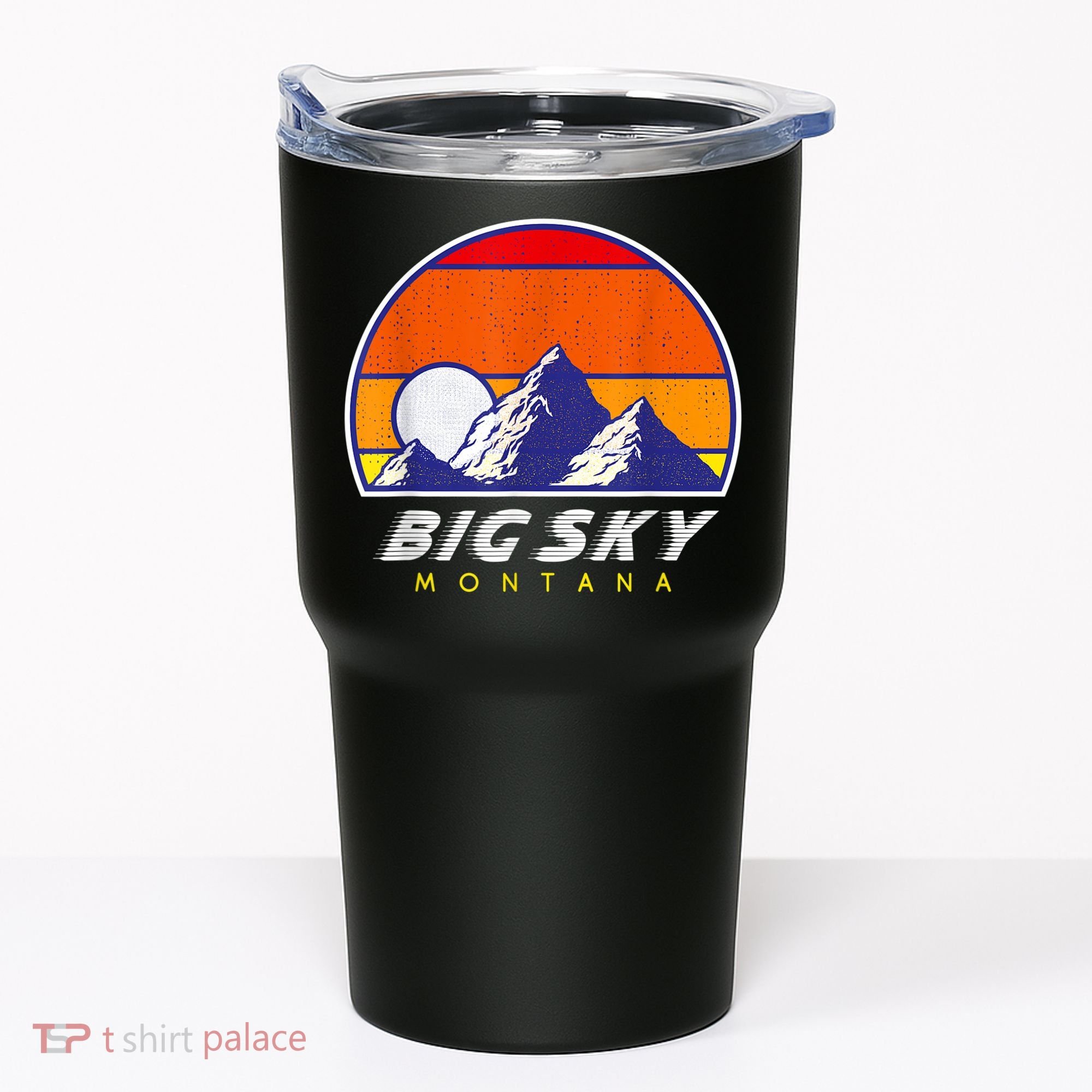 Big Sky Montana USA Ski Resort 1980s Retro Collection Tumbler