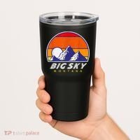 Big Sky Montana USA Ski Resort 1980s Retro Collection Tumbler thumb 2