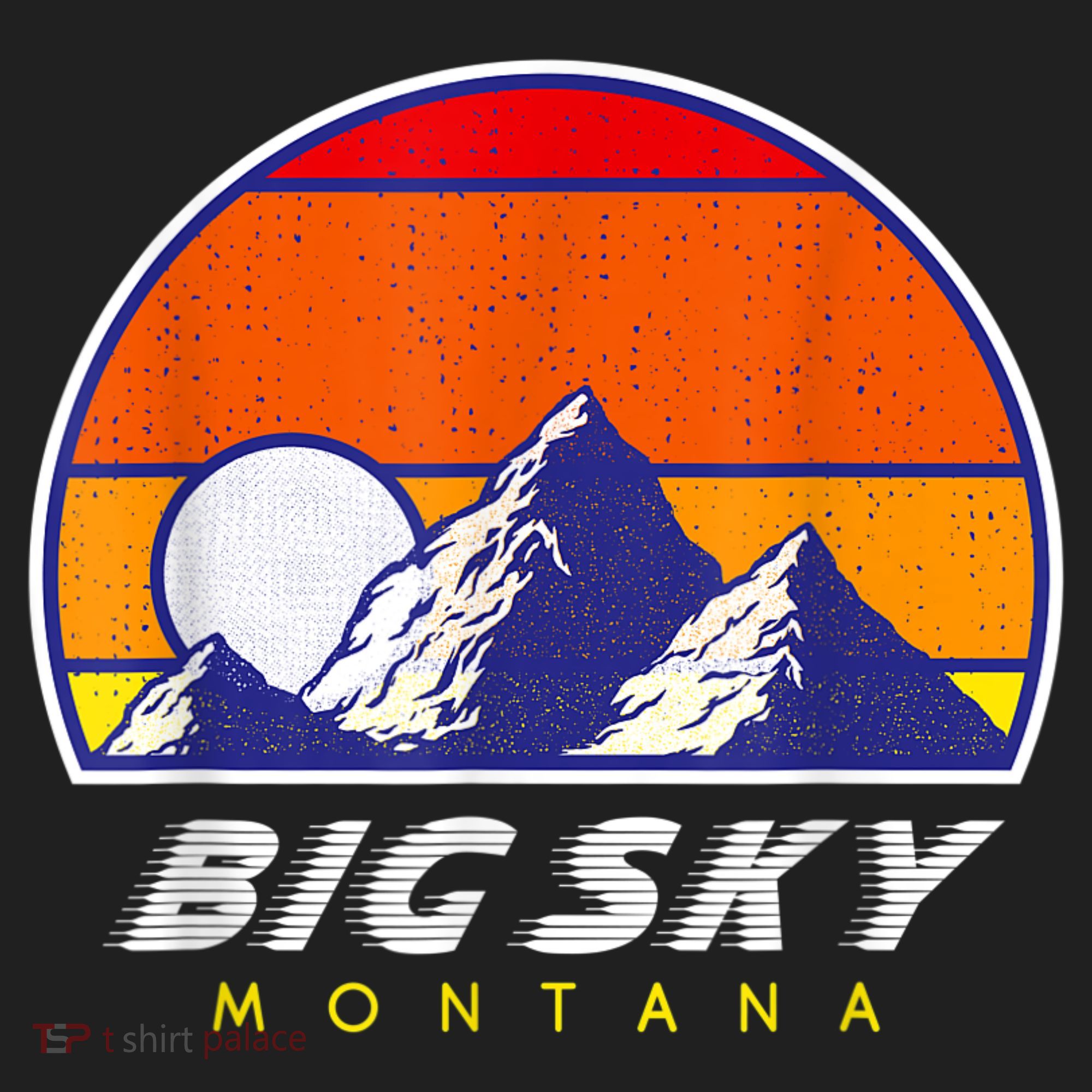 Big Sky Montana USA Ski Resort 1980s Retro Collection Tumbler