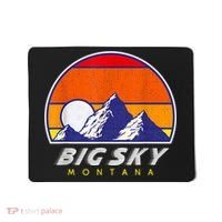 Big Sky Montana USA Ski Resort 1980s Retro Collection Mousepad thumb 0