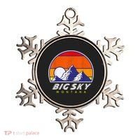 Big Sky Montana USA Ski Resort 1980s Retro Collection Ornament thumb 0