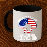 Bigfoot Saw Me But Nobody Believes Him Funny Bigfoot Coffee Mug thumb 2