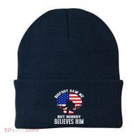 Bigfoot Saw Me But Nobody Believes Him Funny Bigfoot Beanie thumb 0