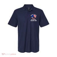Bigfoot Saw Me But Nobody Believes Him Funny Bigfoot Polo thumb 0