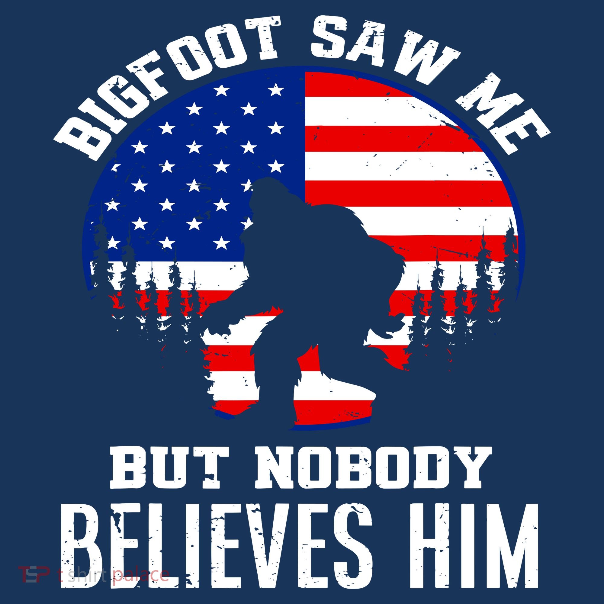 Bigfoot Saw Me But Nobody Believes Him Funny Bigfoot Kids Long Sleeve Shirt
