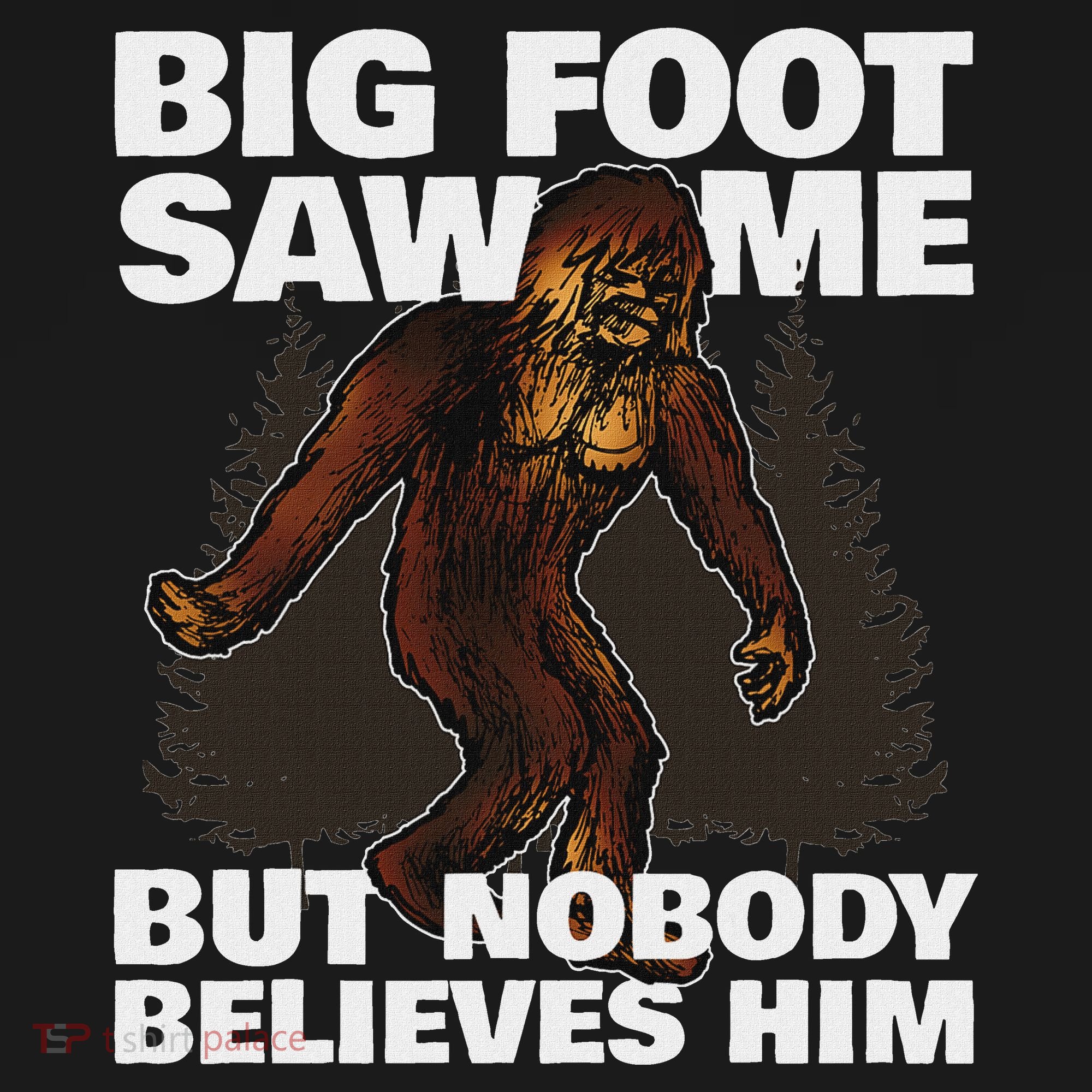 Bigfoot Saw Me But Nobody Believes Him Hoodie
