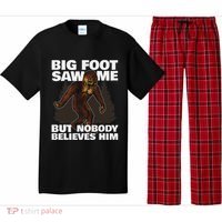 Bigfoot Saw Me But Nobody Believes Him Pajama Set thumb 0