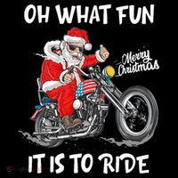 Biker Santa Motorcycle Fan Merry Christmas Xmas Holidays Coffee Mug thumb 5