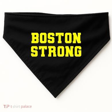 Boston Strong Marathon Running USA-Made Doggie Bandana