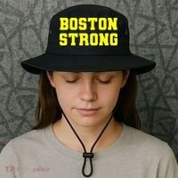 Boston Strong Marathon Running Bucket Hat thumb 3