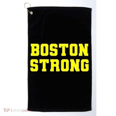 Boston Strong Marathon Running Golf Towel