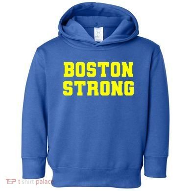 Boston Strong Marathon Running Toddler Hoodie
