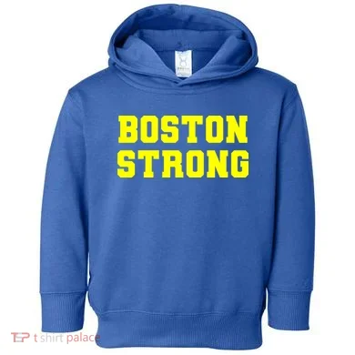 Boston Strong Marathon Running Toddler Hoodie