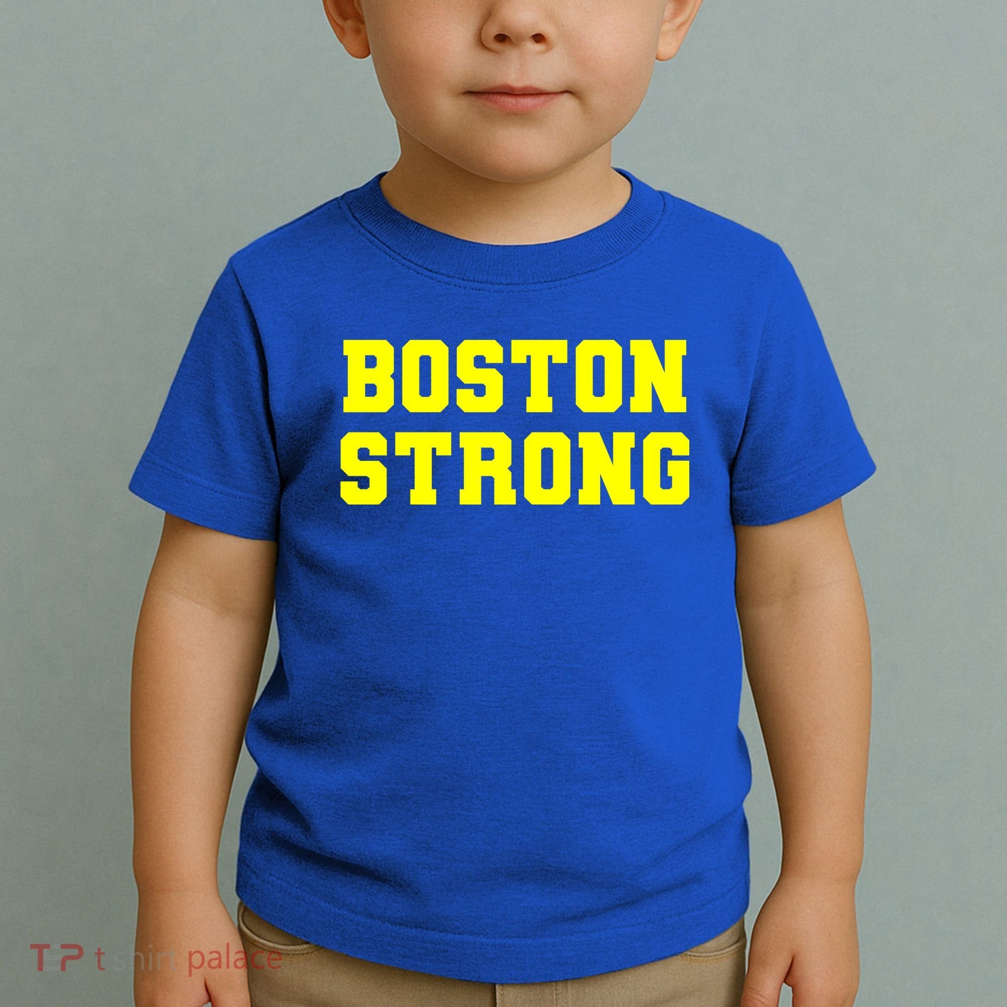 Boston Strong Marathon Running Toddler T-Shirt