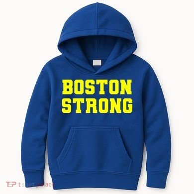 Boston Strong Marathon Running Kids Hoodie