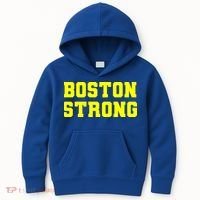 Boston Strong Marathon Running Kids Hoodie thumb 0