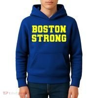 Boston Strong Marathon Running Kids Hoodie thumb 4