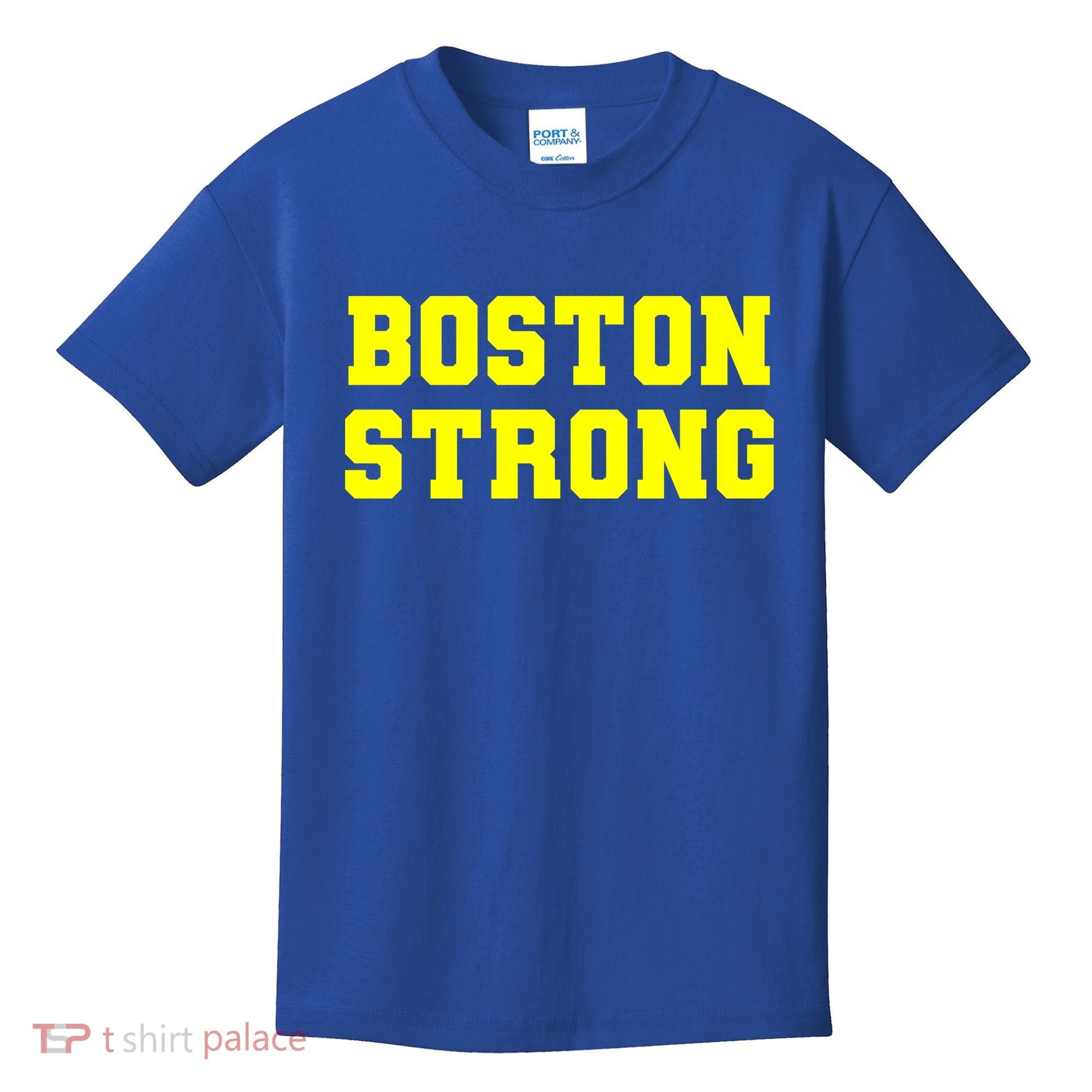 Boston Strong Marathon Running Kids T-Shirt