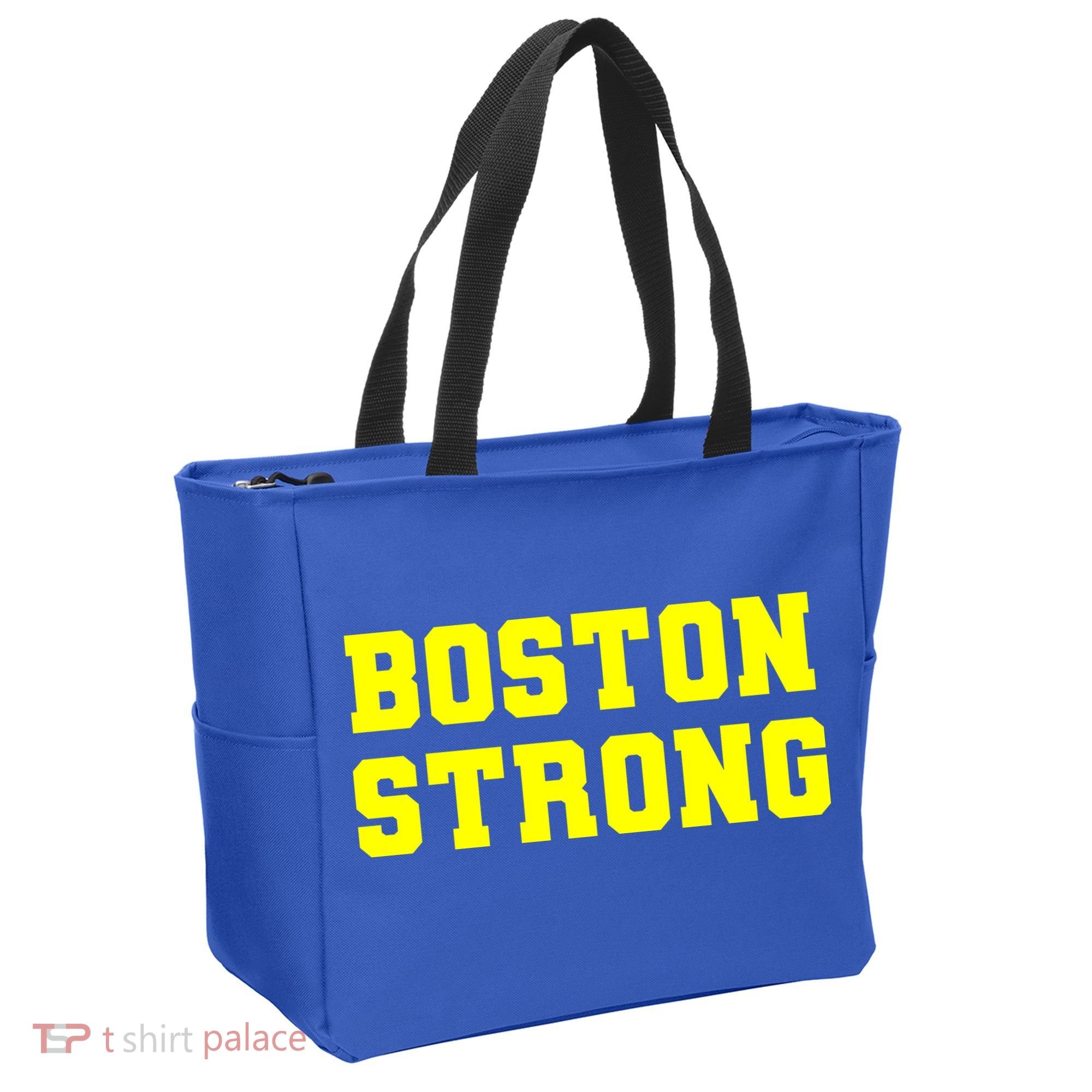 Boston Strong Marathon Running Tote Bag
