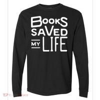 Books Saved My Life Comfort Colors Heavyweight Long Sleeve T-Shirt thumb 0