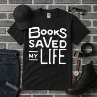 Books Saved My Life Tall T-Shirt thumb 3